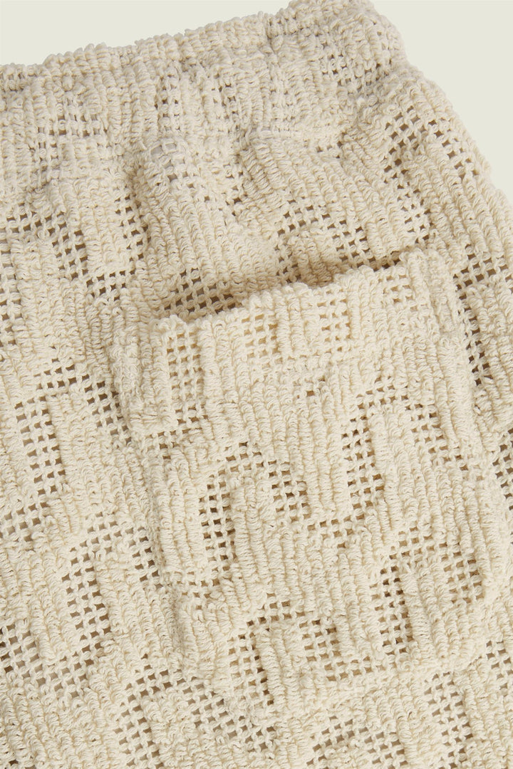 Atlas Crochet Shorts  Offwhite