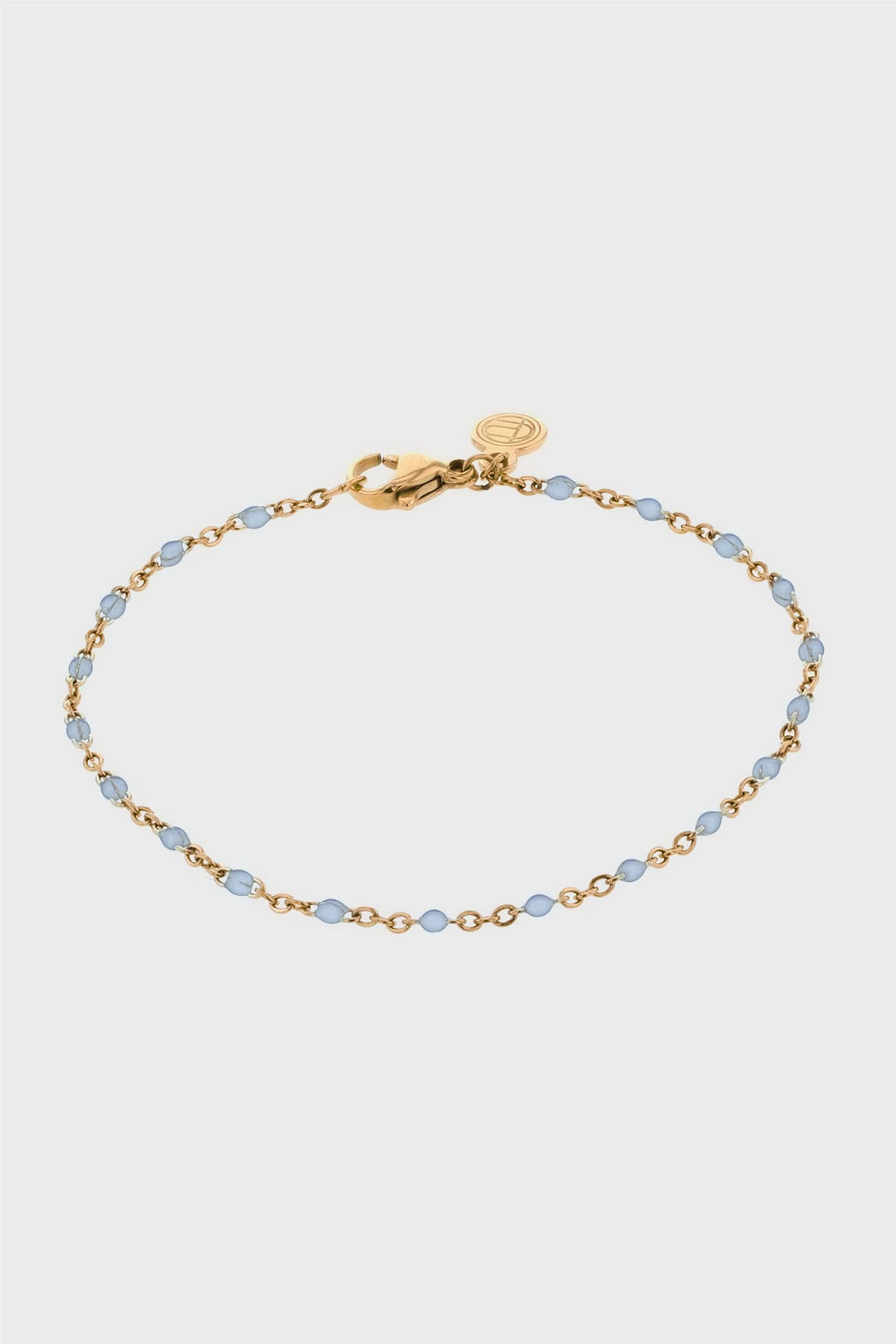 THE BLUE BEAD BRACELET 17,5