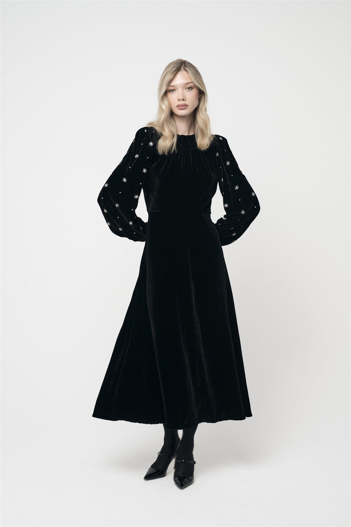 AVA EMBELLISHED  Black