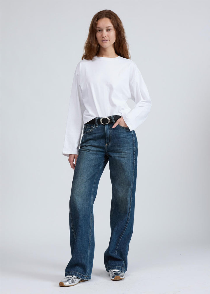 KELLY BOXY LS  White