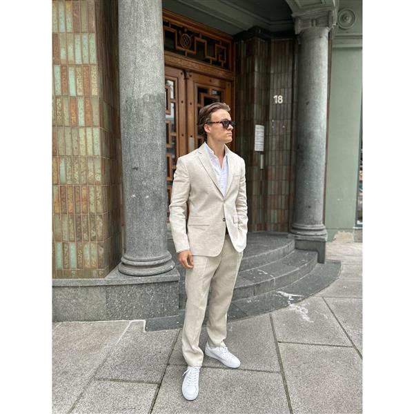 Grant Super Linen Pants  Moonbeam