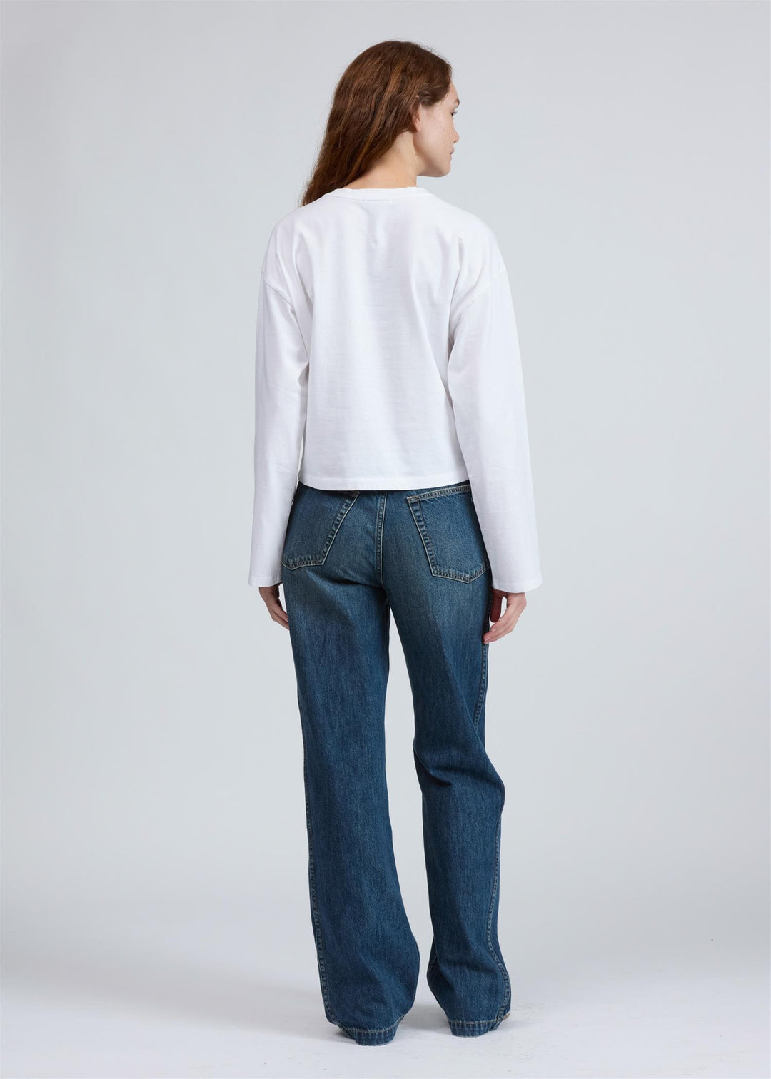 KELLY BOXY LS  White