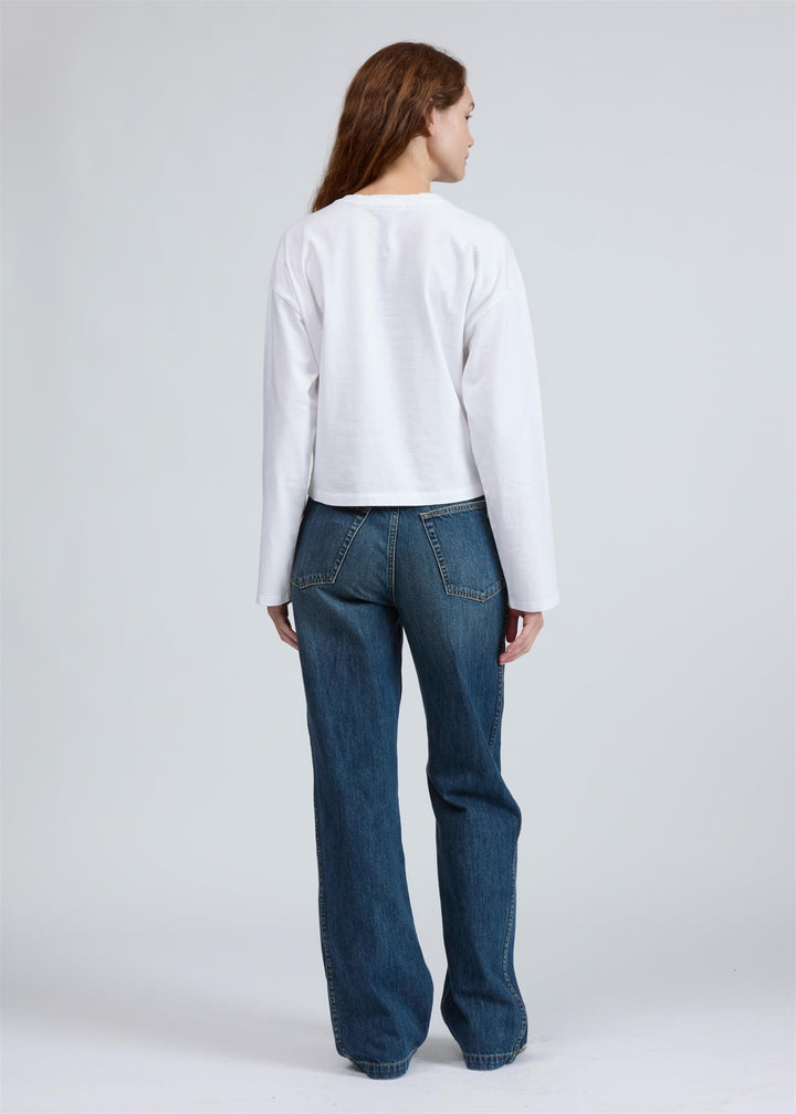 KELLY BOXY LS  White