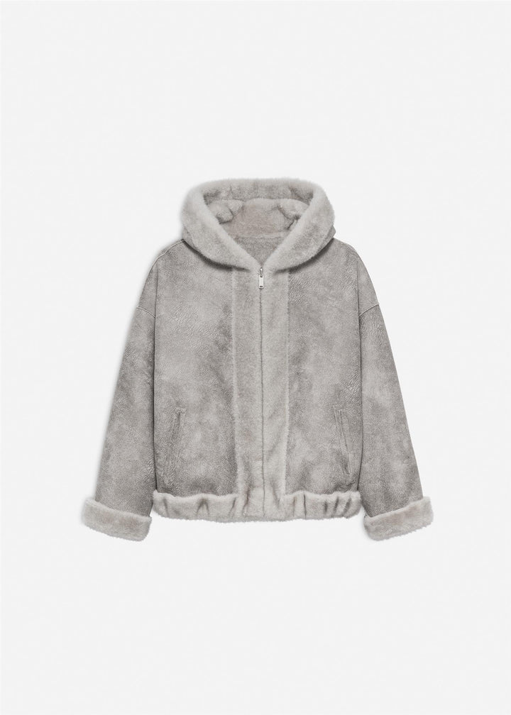 RUBY FAUX MINK  Clay