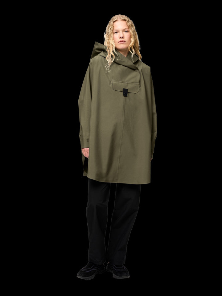 Bergen poncho  Grape Leaf