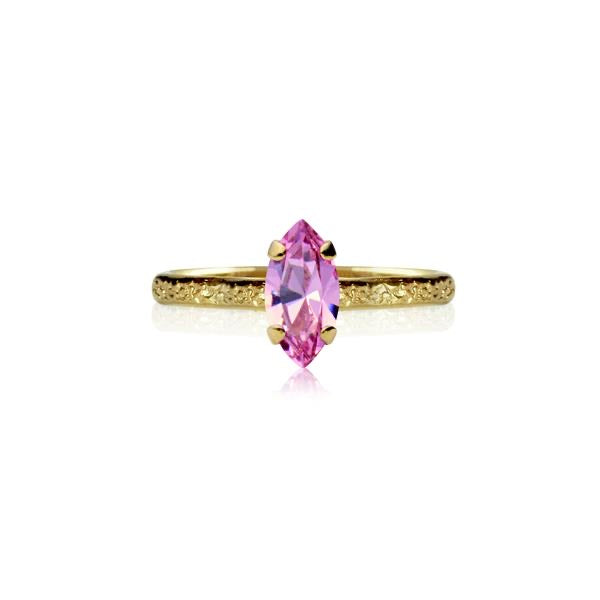 PETITE NAVETTE RING GOLD Light Rose