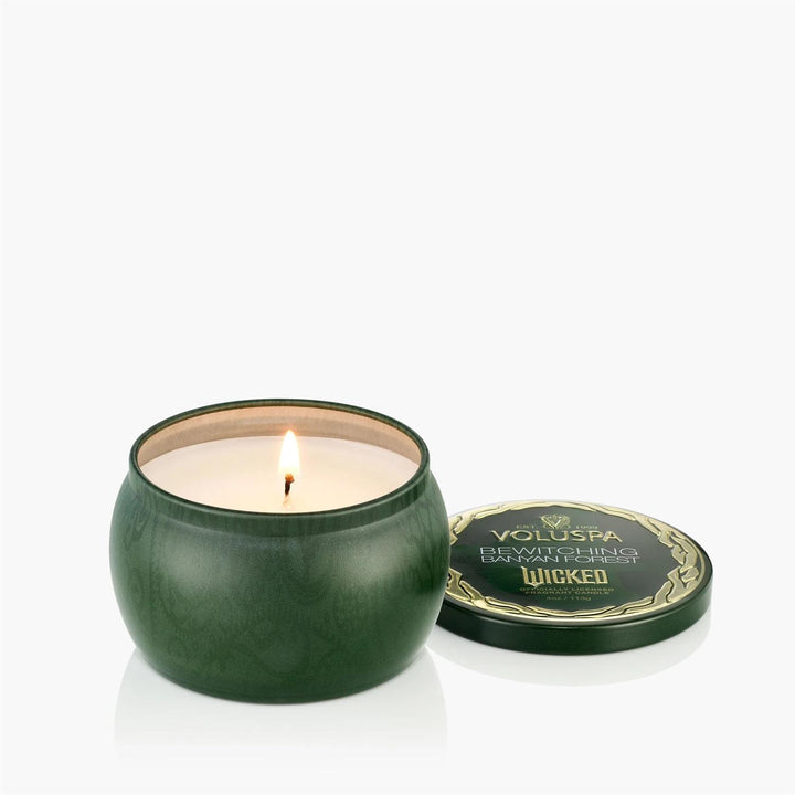 MINI TIN CANDLE 25t  Bewitching Banyan Forest