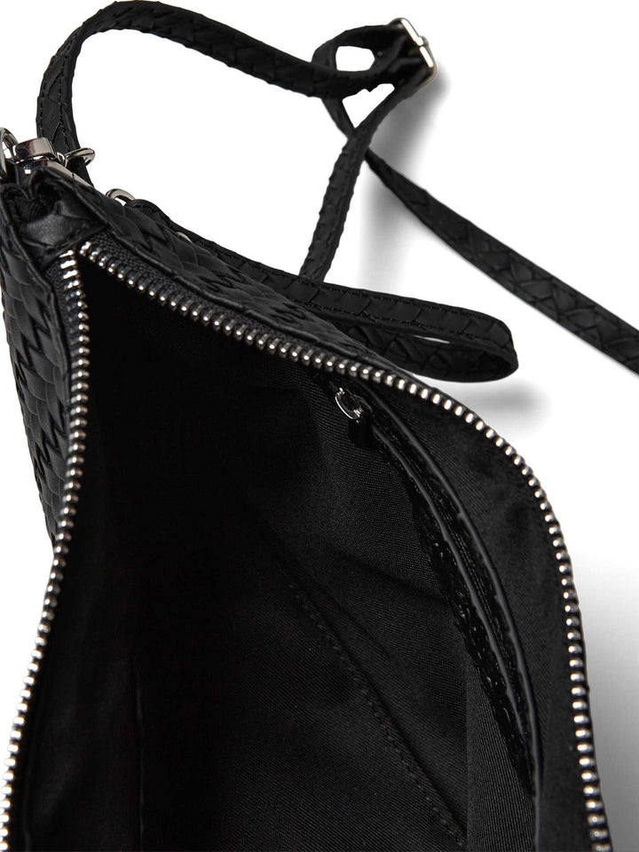 RBRemi Medium Clutch  Black Silver