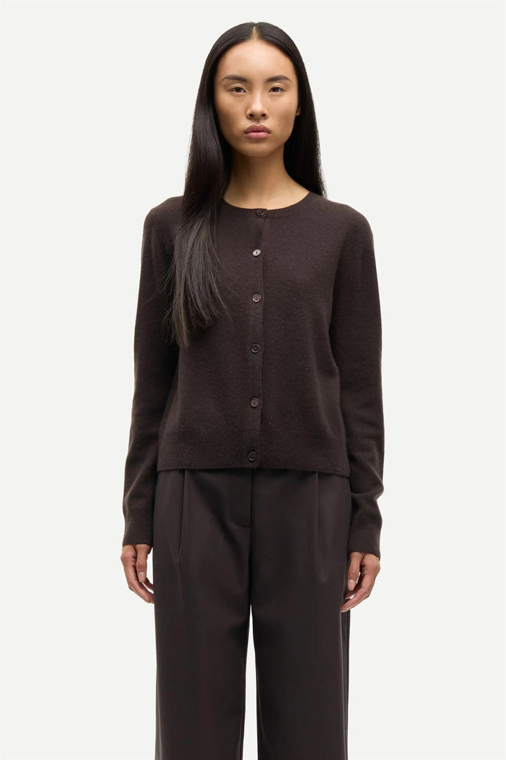 Saboston Cardigan 6304  Black Coffee