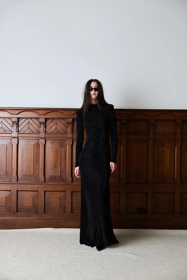 LUXE SEQUIN BODY  Black