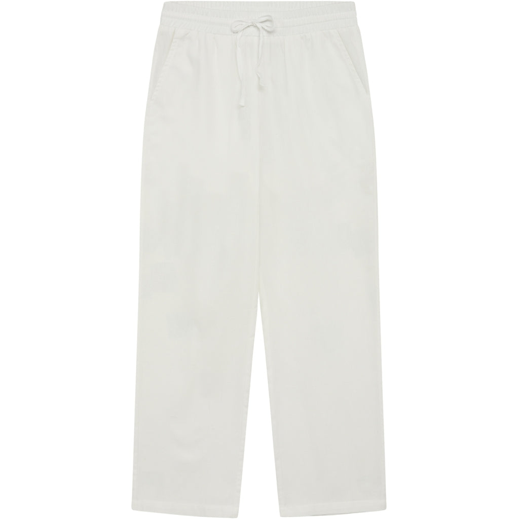 Allan Linen Pants White