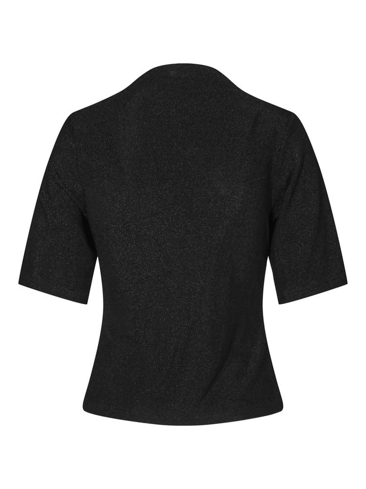 Anikka Top  Shimmery Black