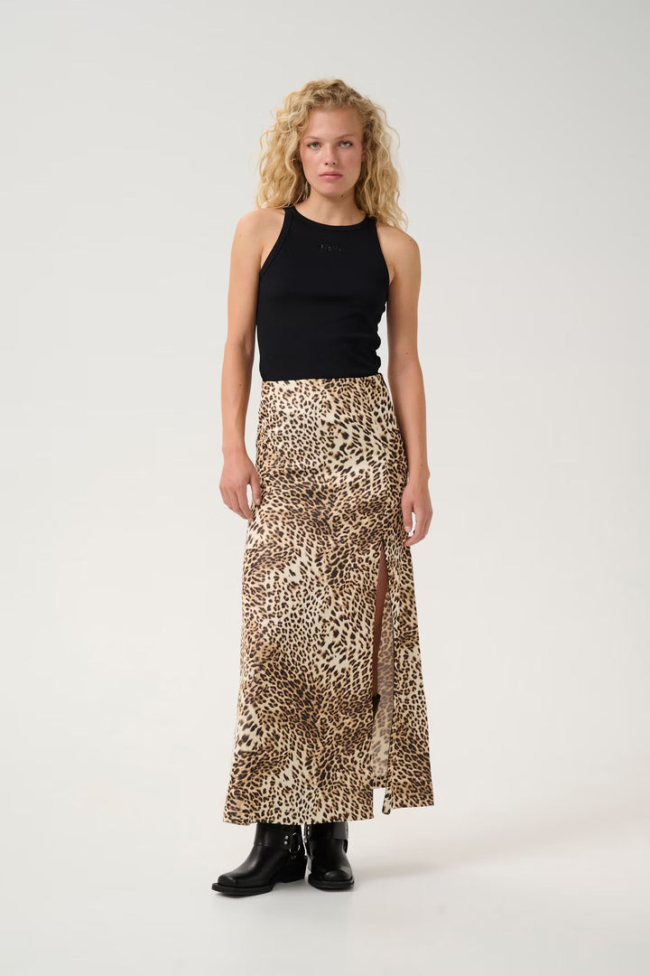 GZLEELO SKIRT  Light Leopard