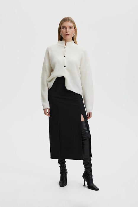 ALPHAGZ SHORT CARDIGAN  Ivory