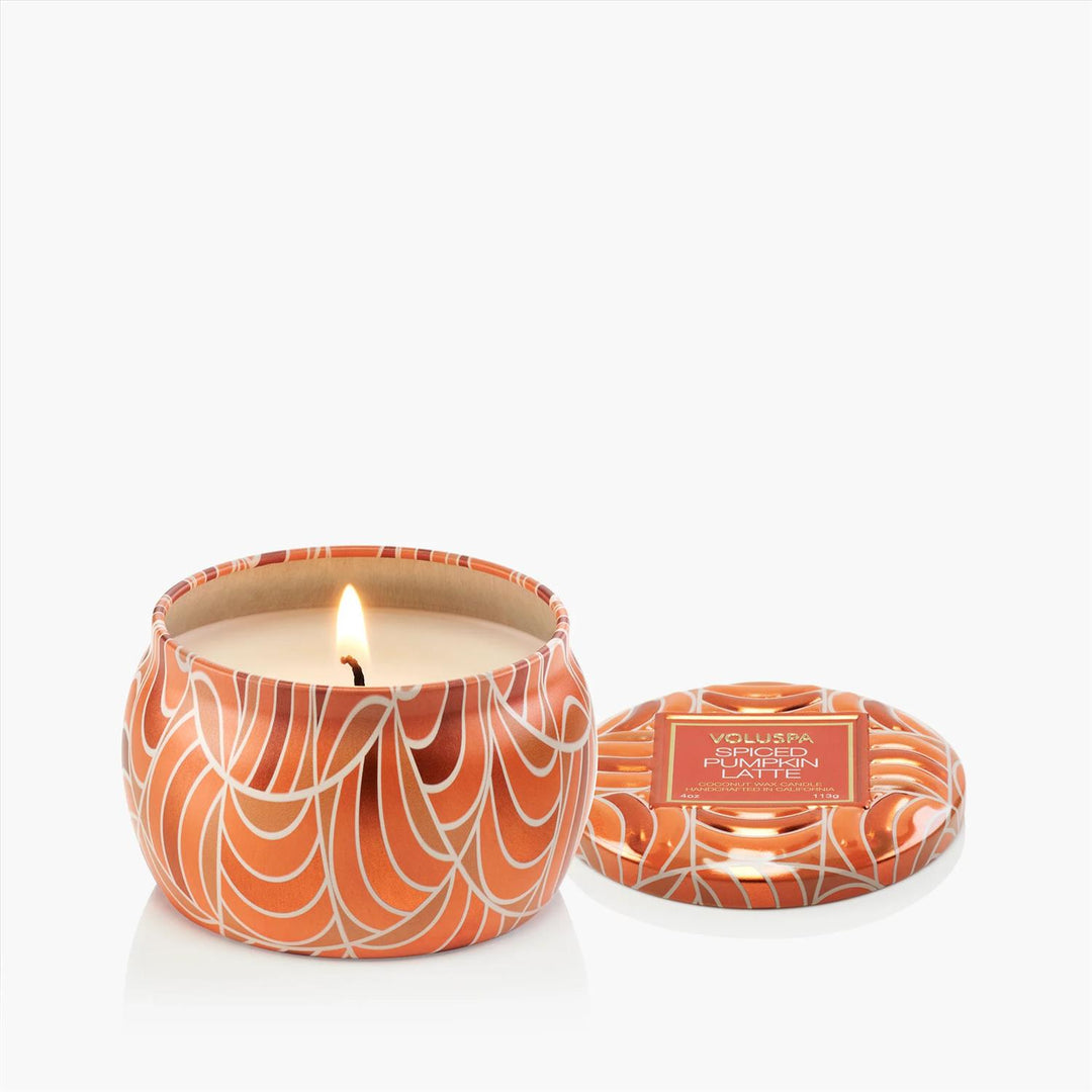 MINI TIN CANDLE 25T Spiced Pumpkin Latte