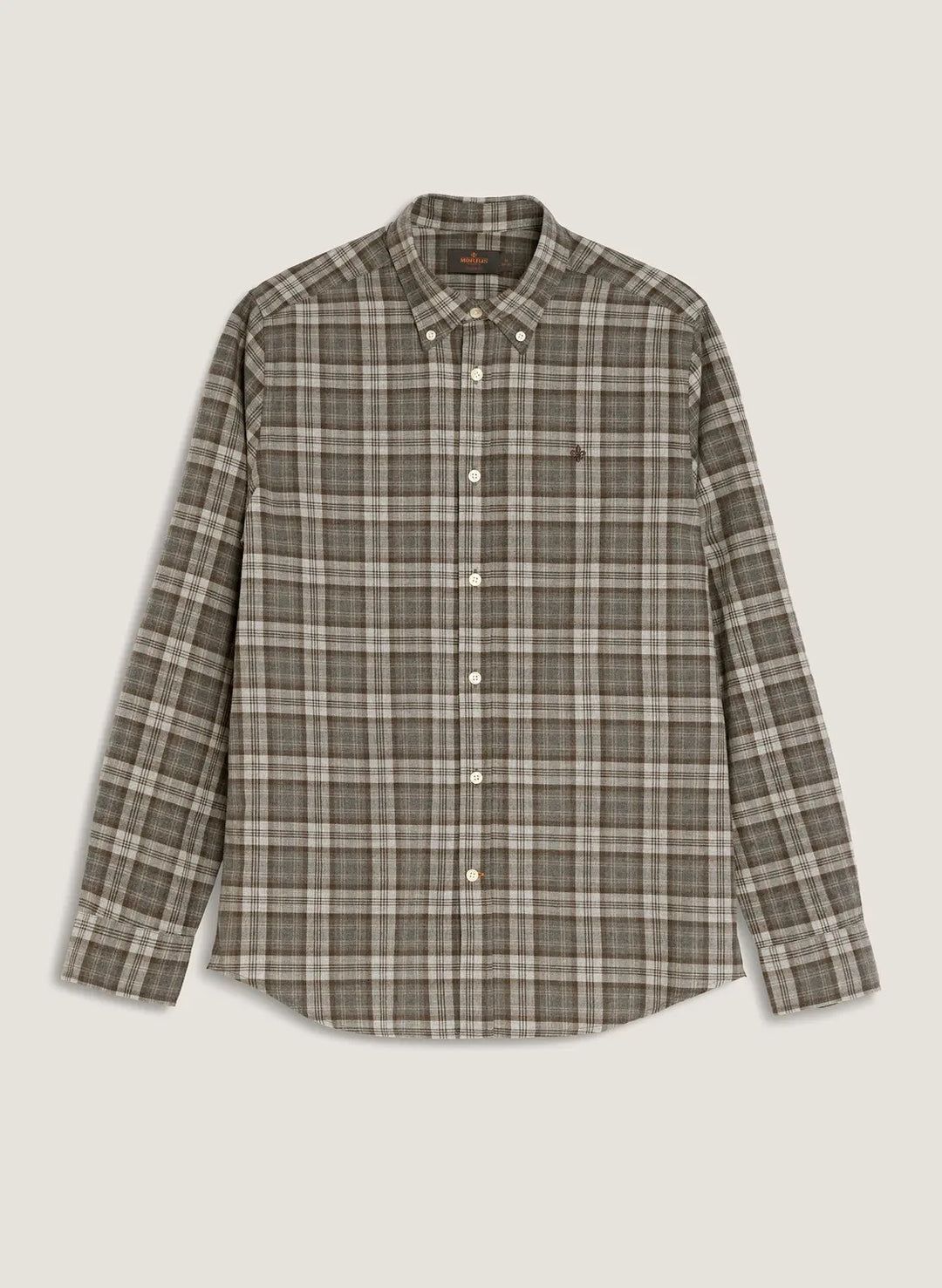 Watts Check Shirt-Slim Fit Grey