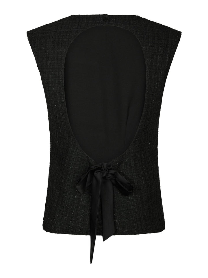 Rafli Boucle Top  Black