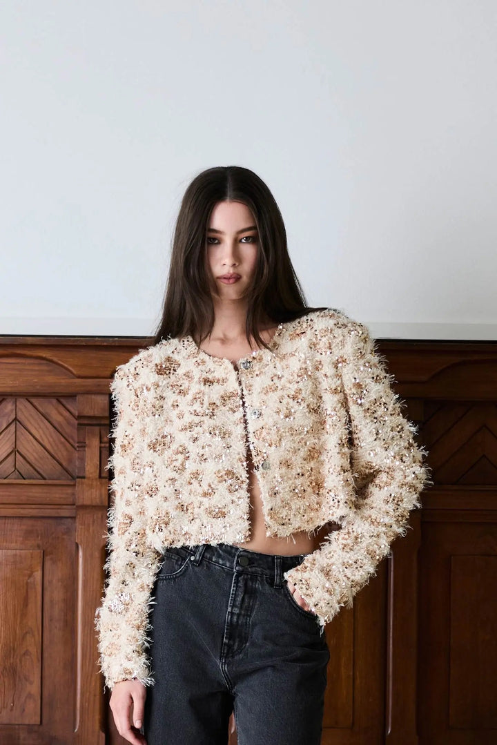 Glitz jacket  Cream
