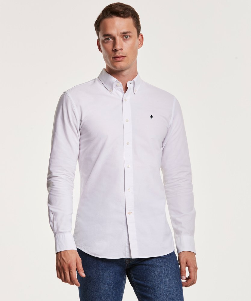 OXFORD BUTTON DOWN White