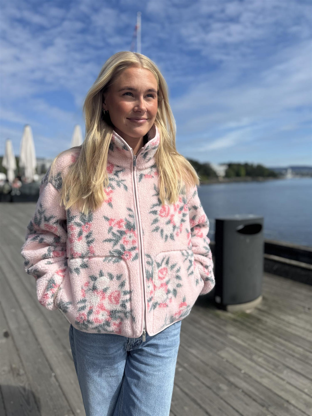 Rype fleece jacket Light Pink Mix
