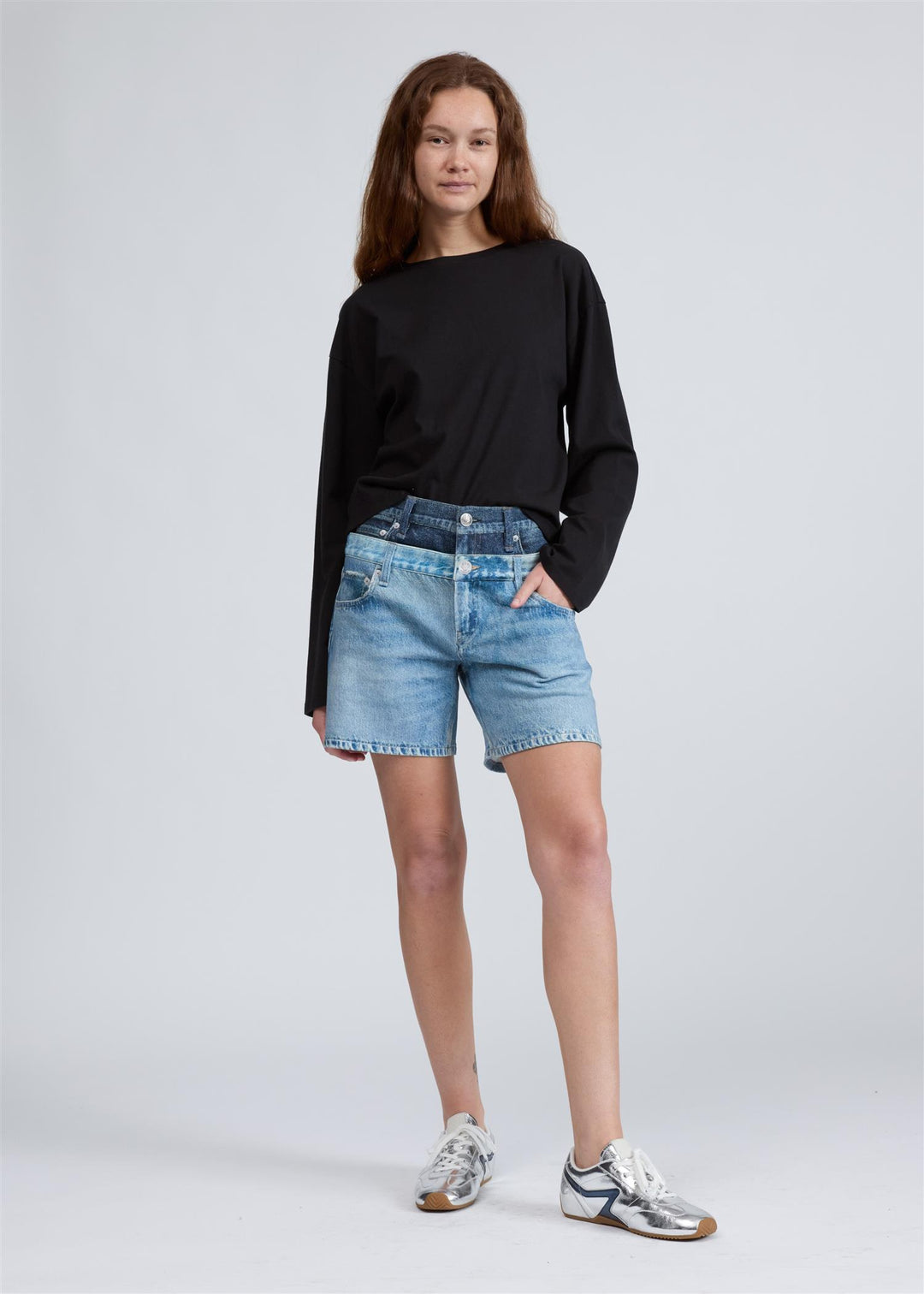 KELLY BOXY LS  Black
