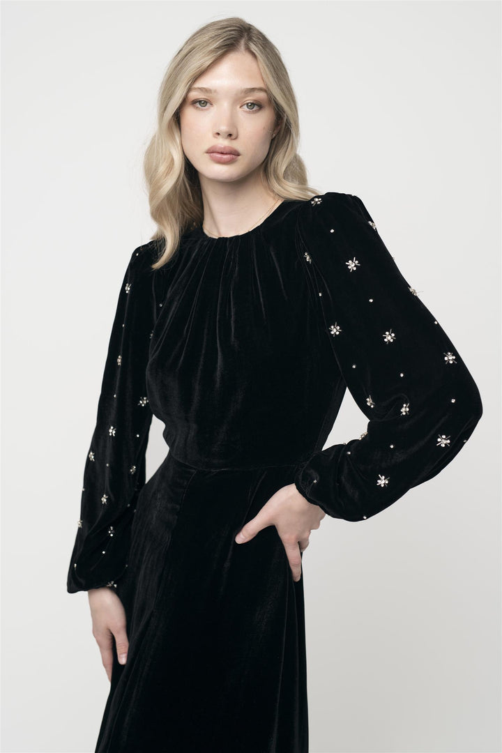 AVA EMBELLISHED  Black