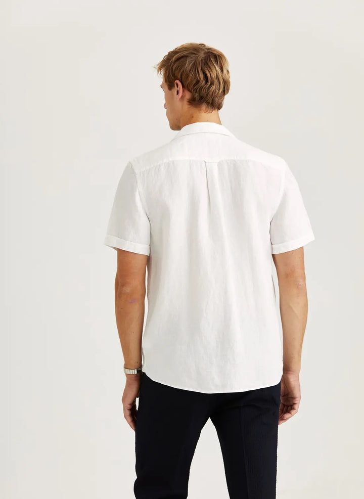 Resort Linen SS Shirt-Relaxed Fit  White