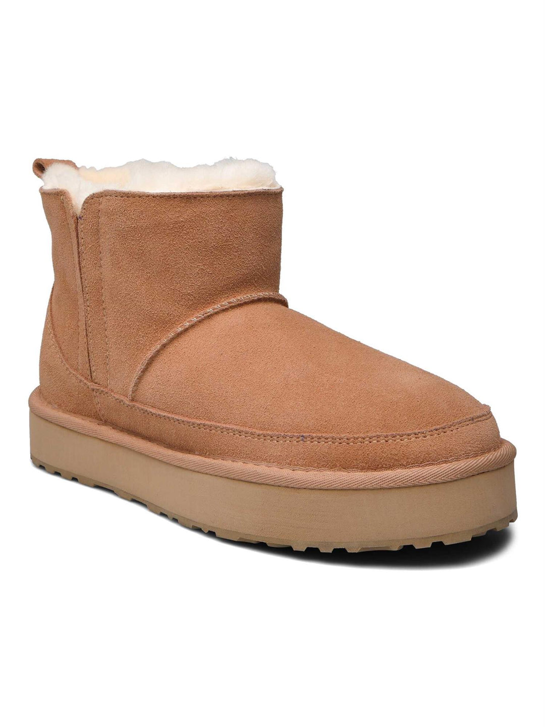 RHEvelyn Elastic Boot Almond