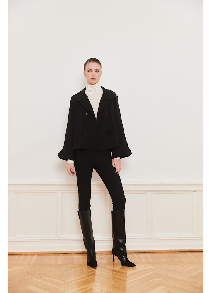 AVENUE TRENCHCOAT Black