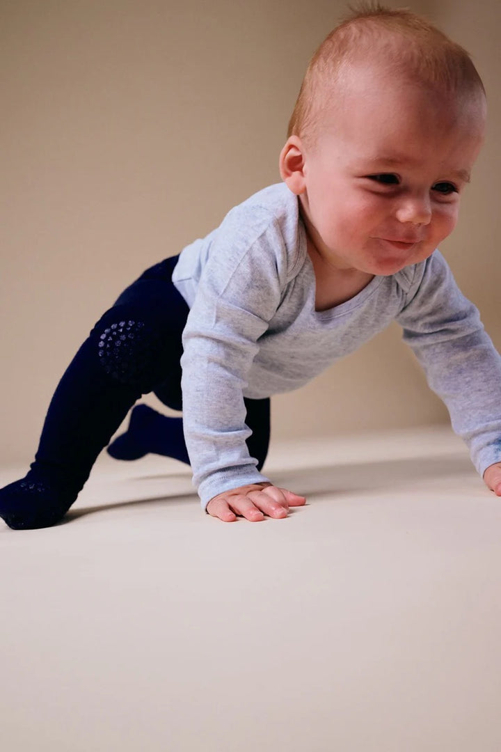 Crawling Tights - Merino Wool  Midnight Blue