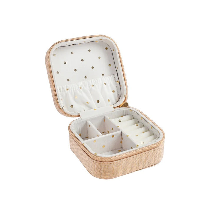 SHIMMER STAR SQUARE JEWELLERY BOX  Gull/Rosa