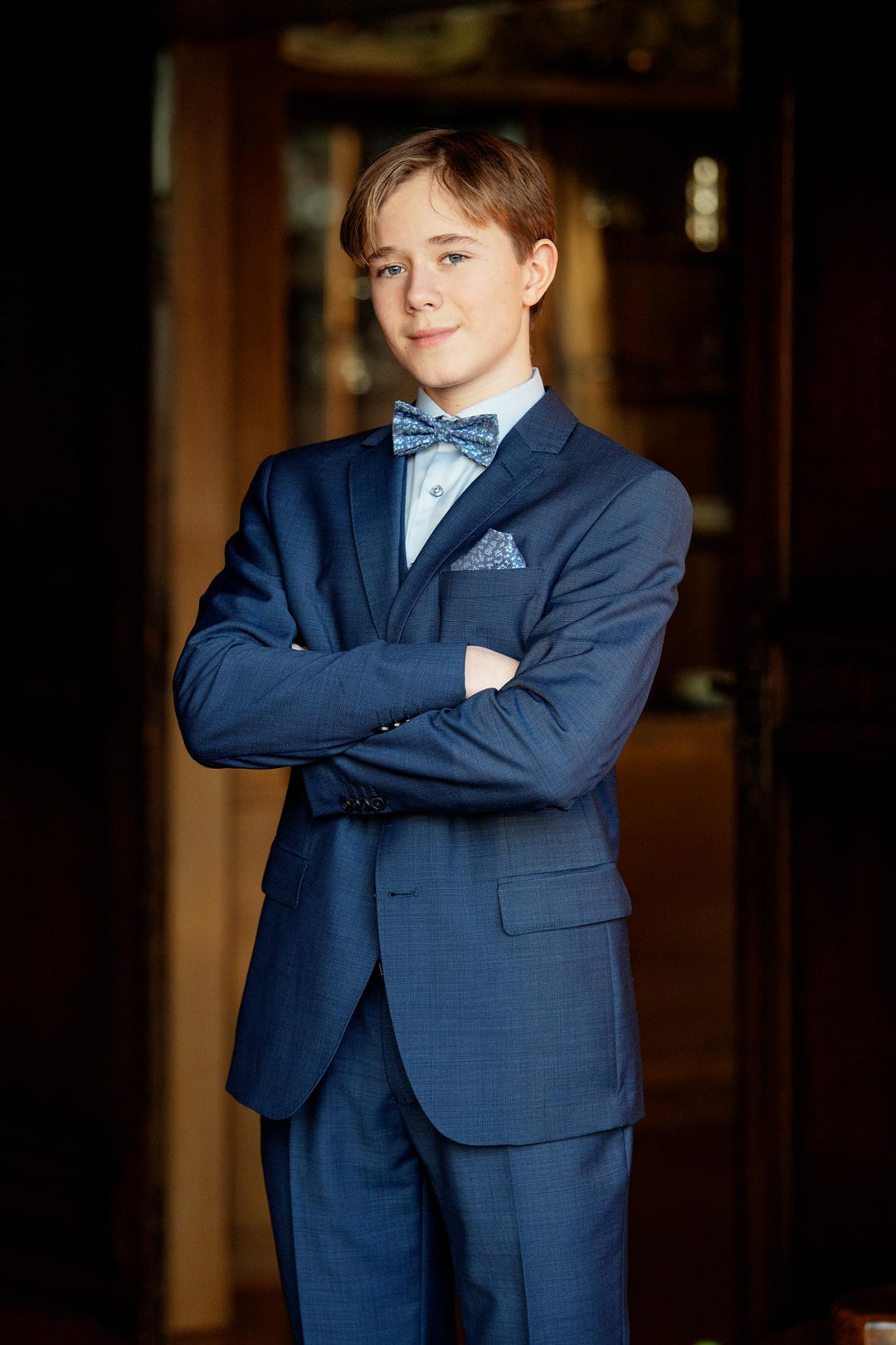 BELOTTI SUIT KONFIRMANTDRESS  Cobolt