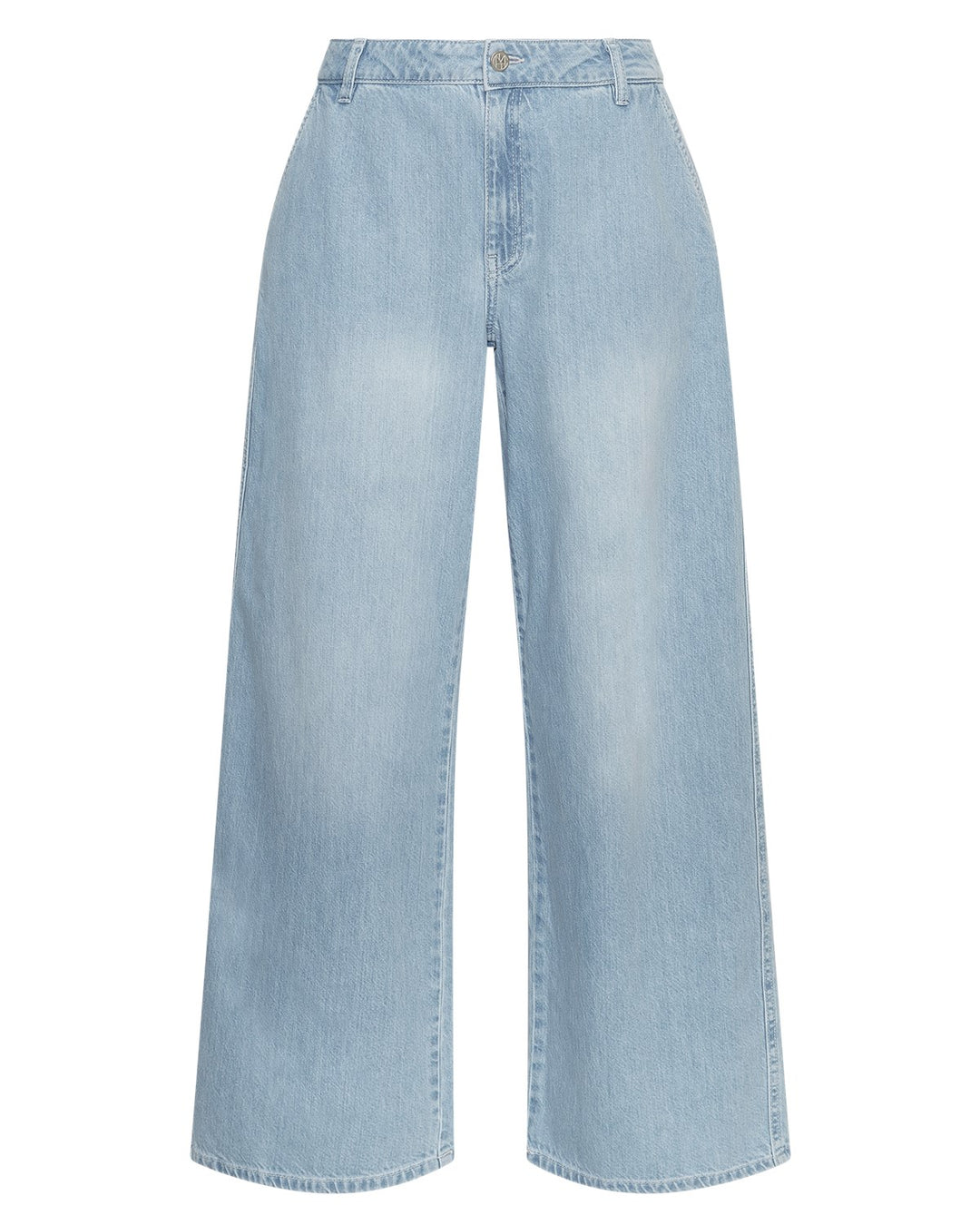 MSCHIngrid Lis HW Wide Jeans  Light Blue Wash