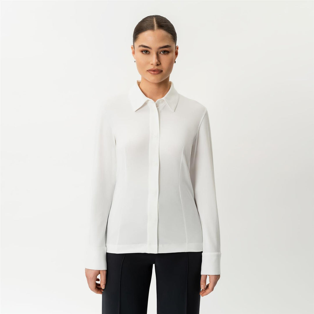 RELAXED JERSEY SHIRT White