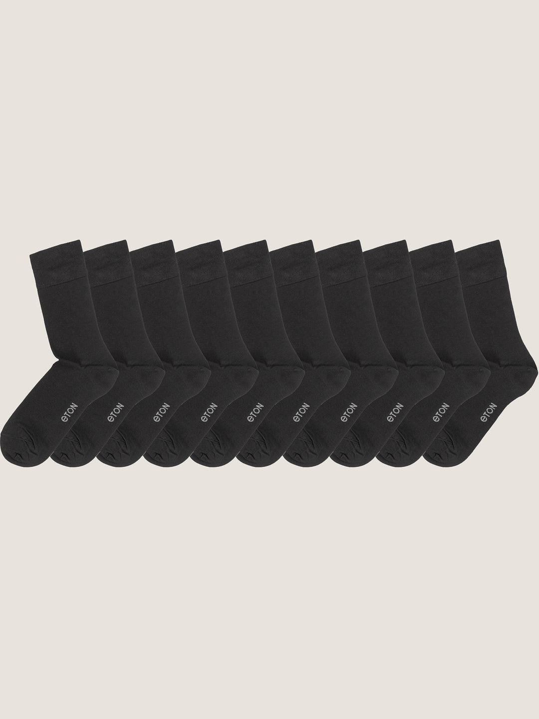 Eton 10pk Bambus Sokk Black