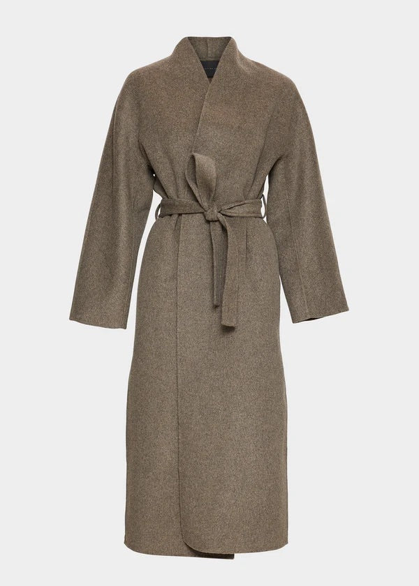 Petra wool coat  Wood