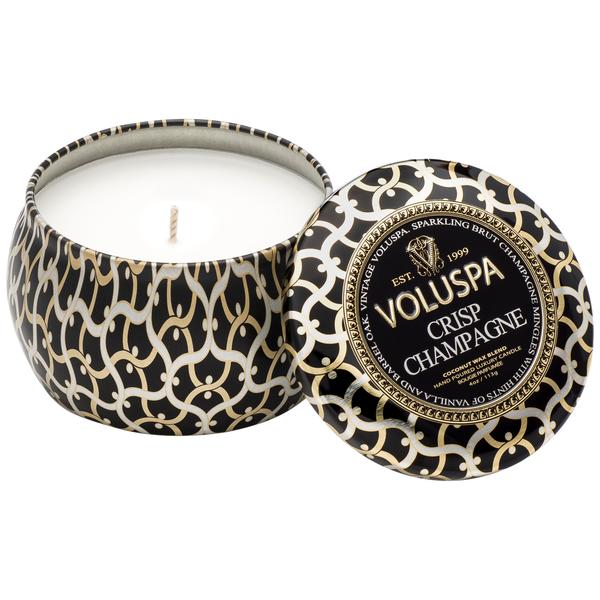 MINI TIN CANDLE 25T Crisp Champagne