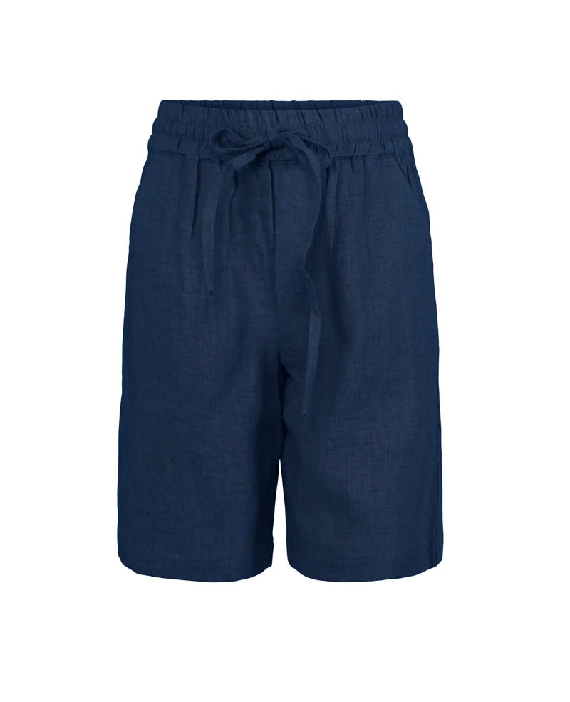 Sidney linshorts Indigo Navy