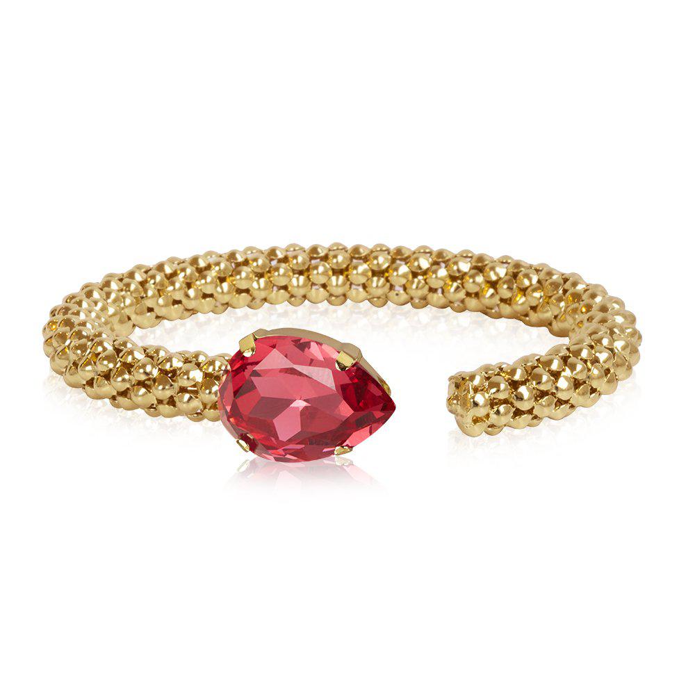 CLASSIC ROPE BRACELET GOLD  Mulberry Red