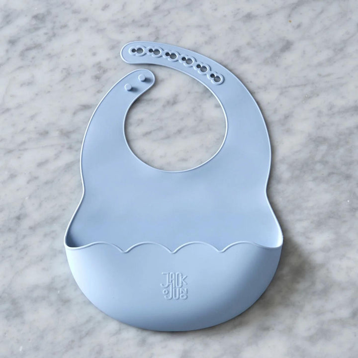 Poppy Bib  Pale Blue