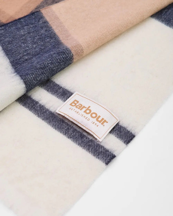 Barbour Rosefield Tartan Scarf  Hessian Tartan