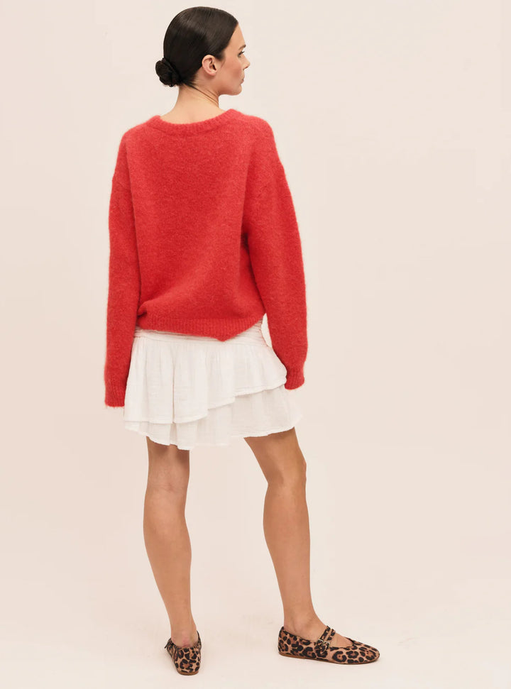 Astrid RN Sweater  Poppy Red