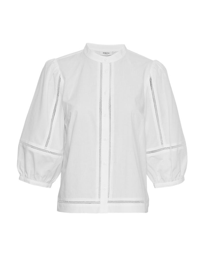 MSCHErendia 2/4 Shirt  Bright White
