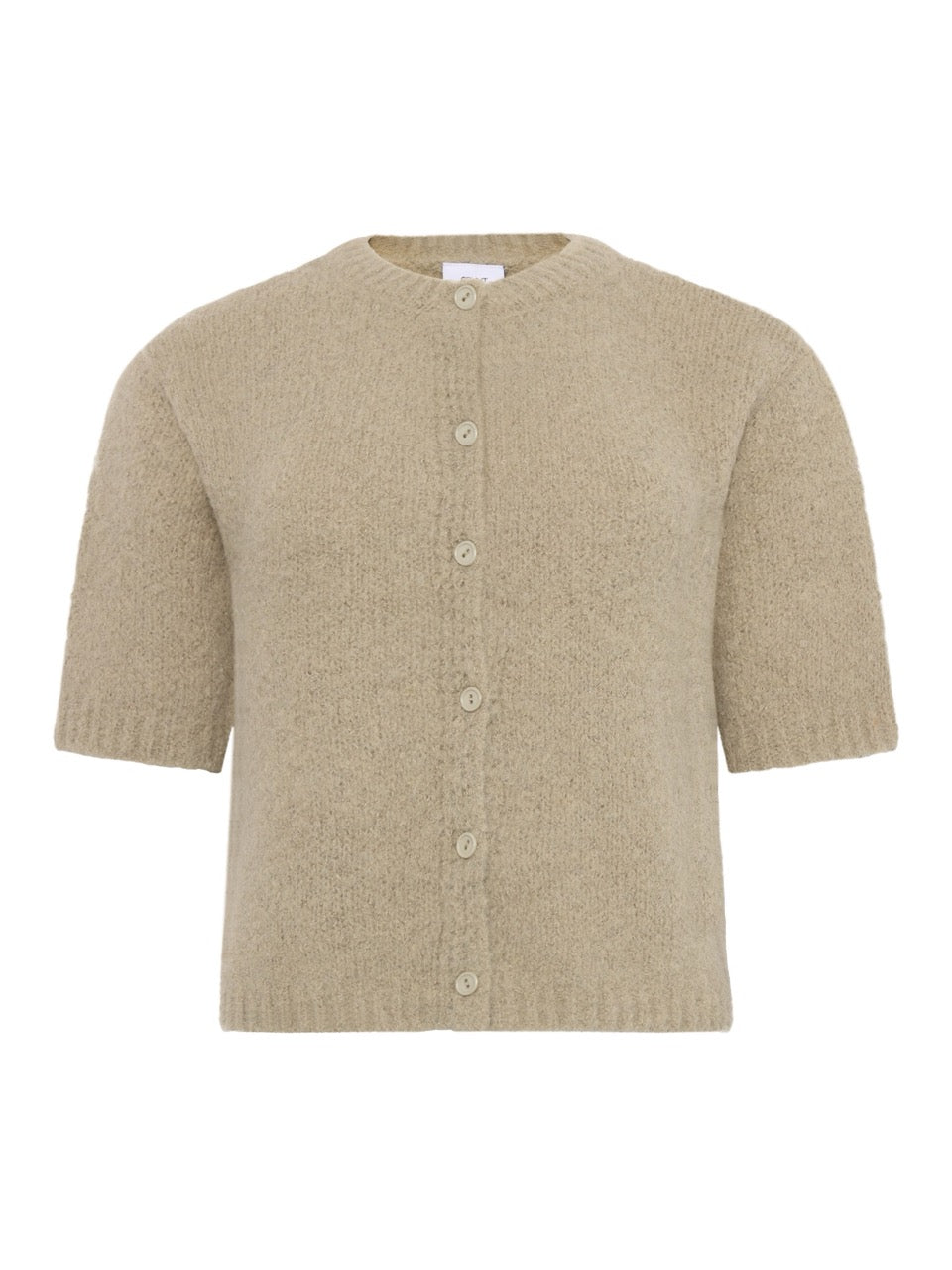 GREvissa SS Knit Cardigan Dust Green