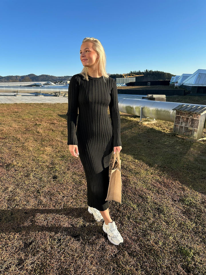 Zaneta Knit Dress  Black