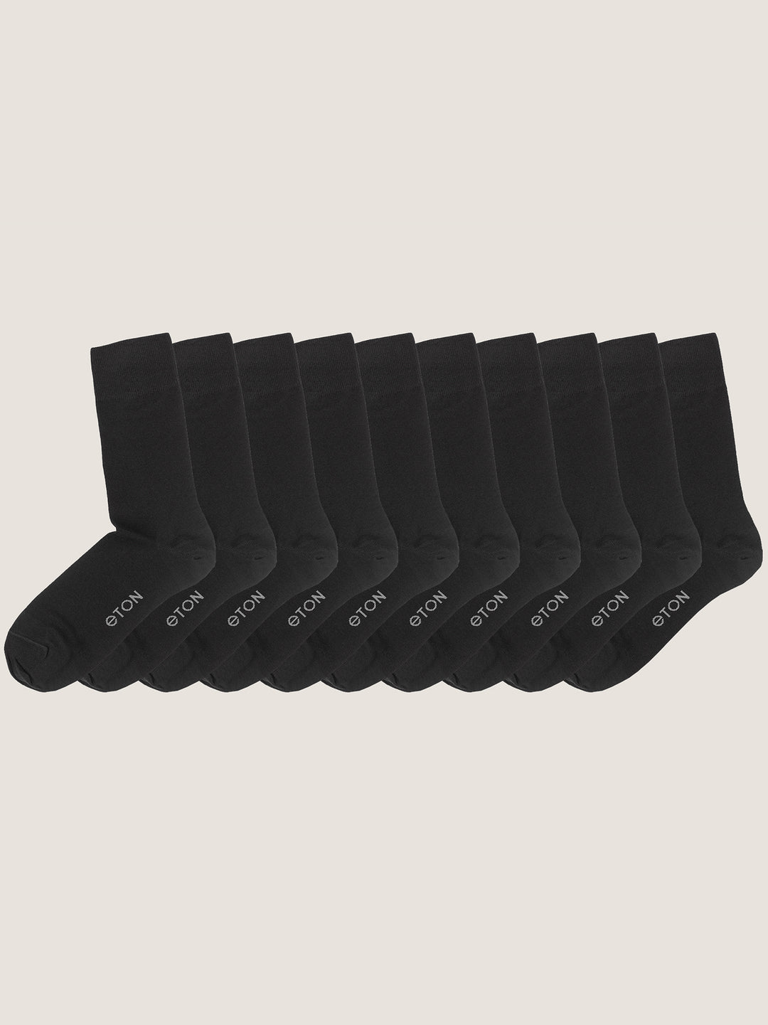 Eton 10pk Bomull/Lycra Sokk Black
