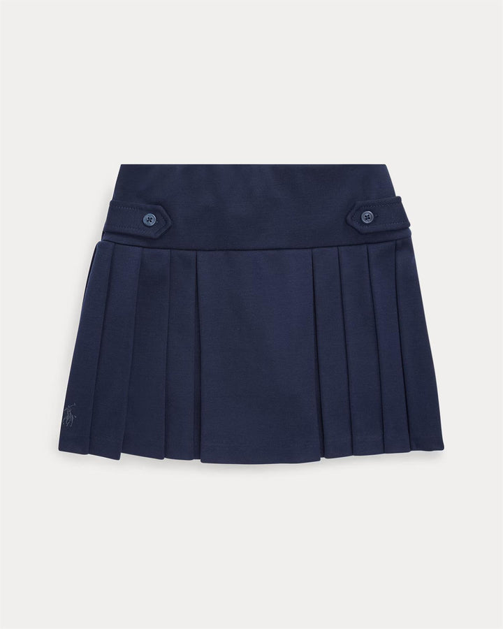 PLEAT SCOOTR-BOTTOMS SKIRT  Navy