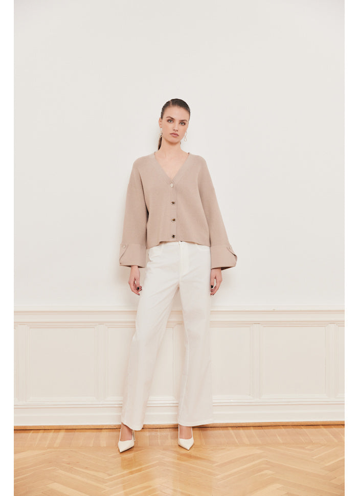 Reign Linen Pants White
