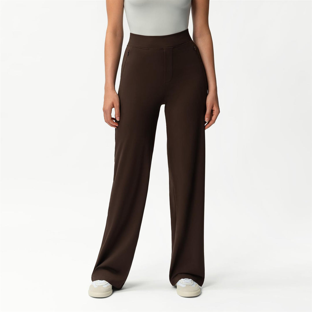 ASANA RELAXED STRAIGHT PANT - LONG 32" Dark Brown