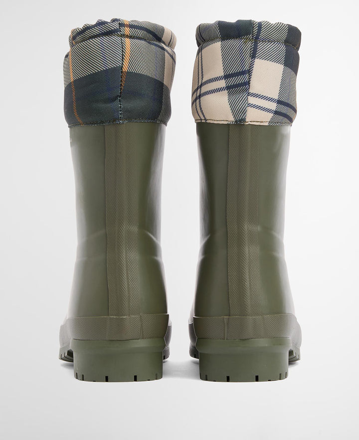 Barbour Mowbray Mid Welly  Olive/Ancient Tartan